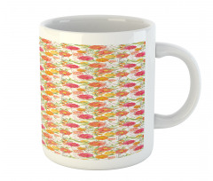 Watercolor Flowers Berries Mug