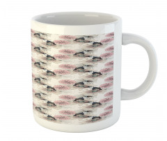 Vintage Toucan and Flowers Mug