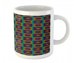 Nested Square and Circles Mug