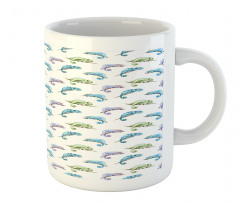 Reptile Animal on Branch Mug