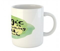 Watercolor Inspirational Art Mug