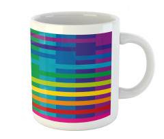 Vibrant Tones Multicolored Mug