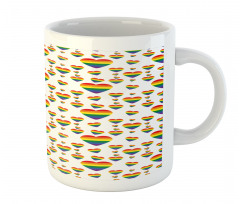 LGBT Hearts Love is Love Mug