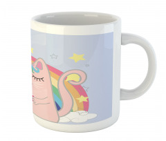 Cat Heart Kitten Art Mug