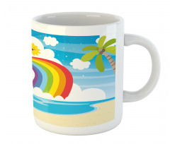 Cartoon Sun Holiday Mug