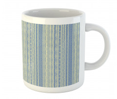 Vertical Chevrons and Strips Mug