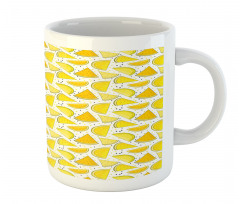 Yellow Color Palette Slices Mug