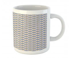 Symmetric Flowers with Buds Mug