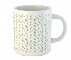 Watercolor Botanical Herbs Mug