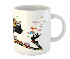 Flowers with Butterfly Mug