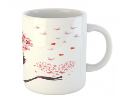 Butterflies Blossoms Mug