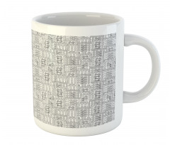 Apartment Buildings Sketch Mug