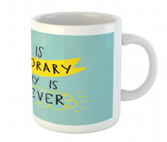 Victory is Forever Text Mug