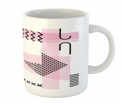 Memphis Retro Doodle Art Mug