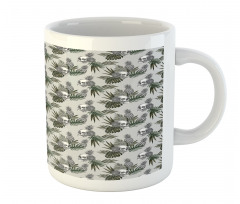 Gothic Item on Tropic Leaves Mug