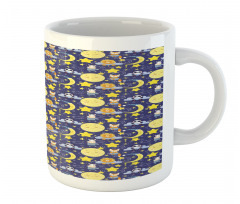 Sleeping Animals Cartoon Mug