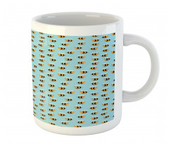 Striped Smiling Mug