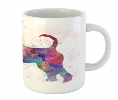 Funny Watercolor Terrier Mug