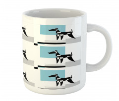 Simplistic Modern Terrier Mug