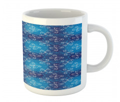 Abstract Floral Blossoms Mug