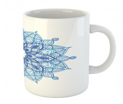 Ethnic Ornament Flower Mug