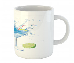 Martini Splashing Lime Mug