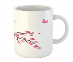 Japanese Cherry Blossoms Art Mug