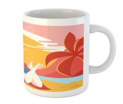 Summer Cartoon Young Couple Mug