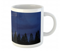 Forest Night Silhouette Mug