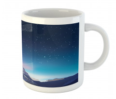 Aurora Borealis Mountain Mug