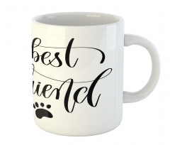 Positive Paws Words Mug