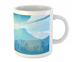 Mountain Fauna Sunrise Mug