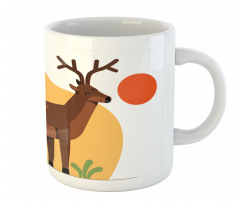 Smiling Antler Meadow Mug