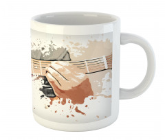 Man Playing Guitar Mug