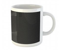 Monochrome Geometric Stars Mug