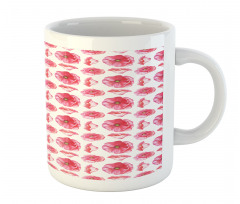 Big Anemone Petals Art Mug