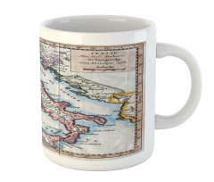 Old Italy Map Mug