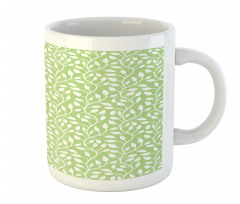 Modern Leaf Pattern Mug
