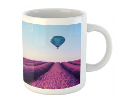 Lavender Field Balloon Mug