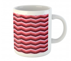 Modern Feminine Zigzag Mug