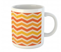 Wavy Geometrical Vintage Mug