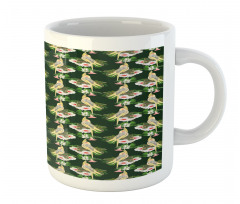 Parrot and Exotic Flora Mug