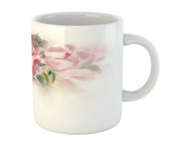 Watercolor Romantic Flowers Mug