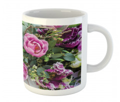 Delicate Floral Bouquet Photo Mug