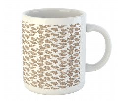 Intricate Leafy Art Mug