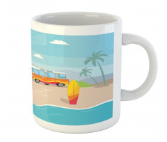 Woman Works at Coast Mug