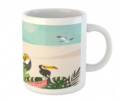 Watermelons Toucans Mug