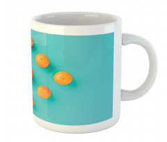 Modern Tangerine Art Mug