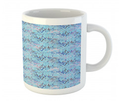 Splashes on Leaves Mug