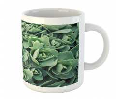 Macro Blooming Leaves Mug